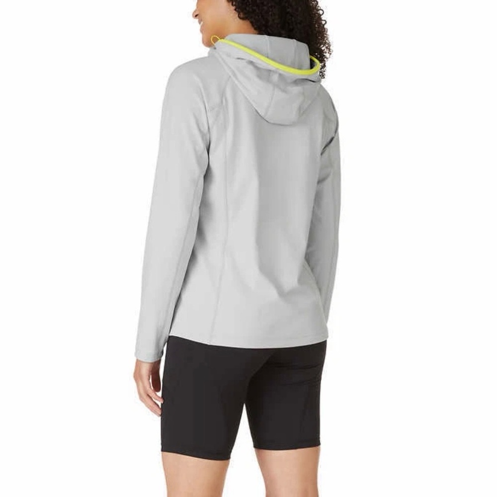 New With Tags FILA Ladies' Training Hoodie Funnel Neck Gray Size Large - Picture 2 of 12